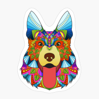 Ethnic Belgian Malinois Boho Mandala Yoga Lover Men Women