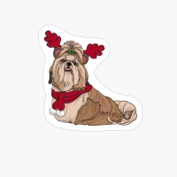 Shih Tzu Christmas Dog Santa Xmas Gifts