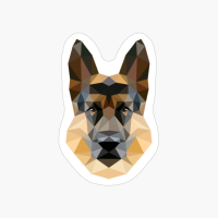 Dog Apparel Polygonal German Shepherd Dog Lover Gift Idea