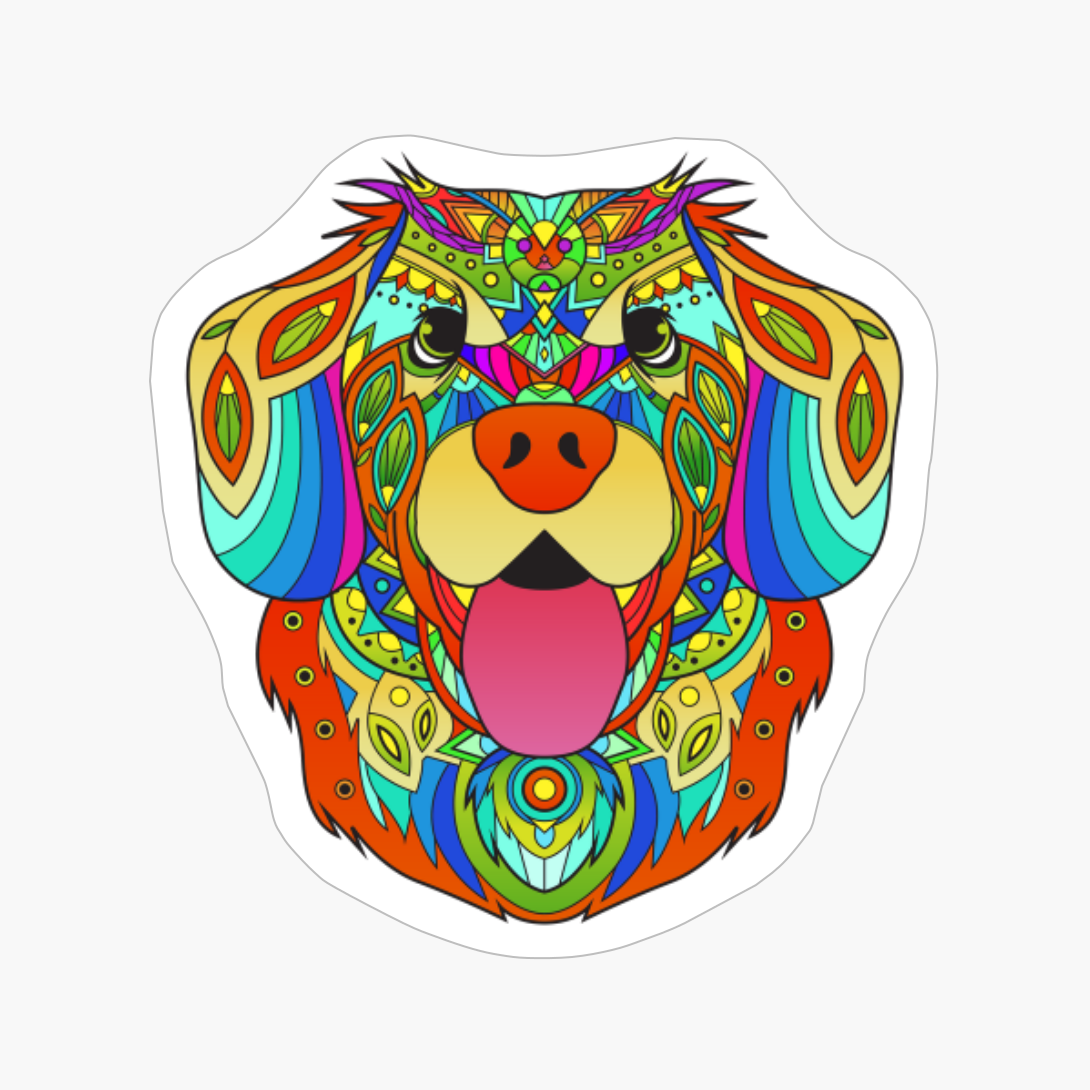 Ethnic Dog Boho Mandala Yoga Lover Men Women