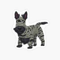Scottish Terrier Dog Mummy Halloween Costume Dog Lovers