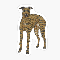 Greyhound Dog Mummy Halloween Costume Dog Lovers