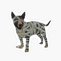 Bull Terrier Dog Mummy Halloween Costume Dog Lovers
