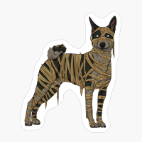 Basenji Dog Mummy Halloween Costume Dog Lovers