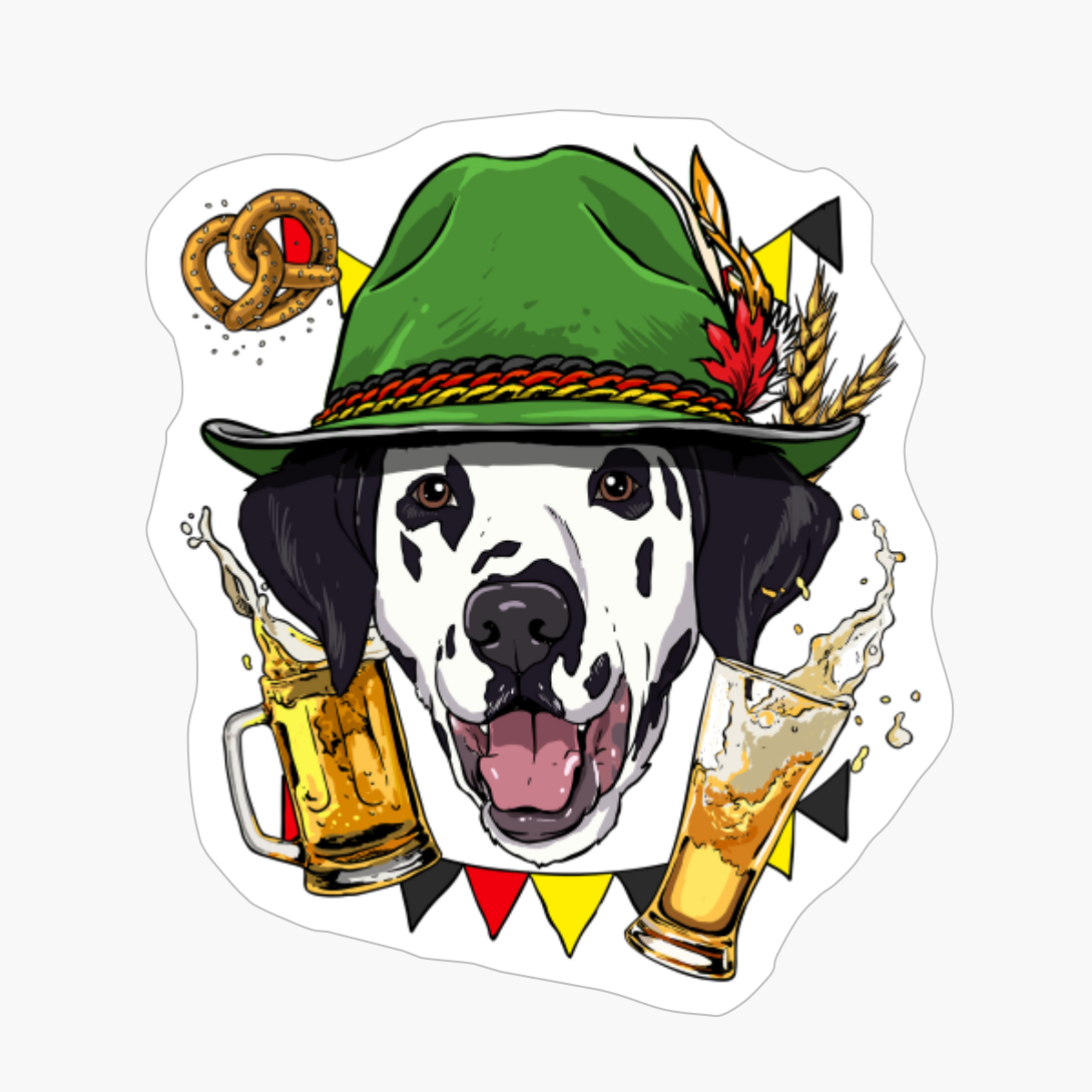 Dalmatian Oktoberfest Dog Lederhosen Gift German Beer Fest
