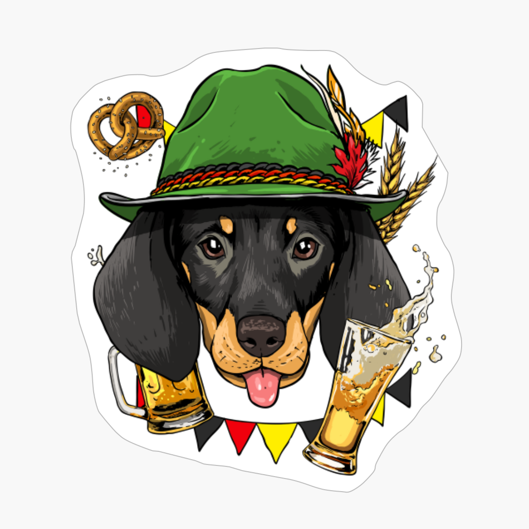 Dachshund Oktoberfest Dog Lederhosen Gift German Beer Fest