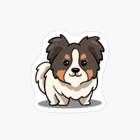 Cute Kawaii Papillon Chibi Dog Lover Gift Idea