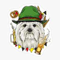Maltese Oktoberfest Dog Lederhosen Gift German Beer Fest