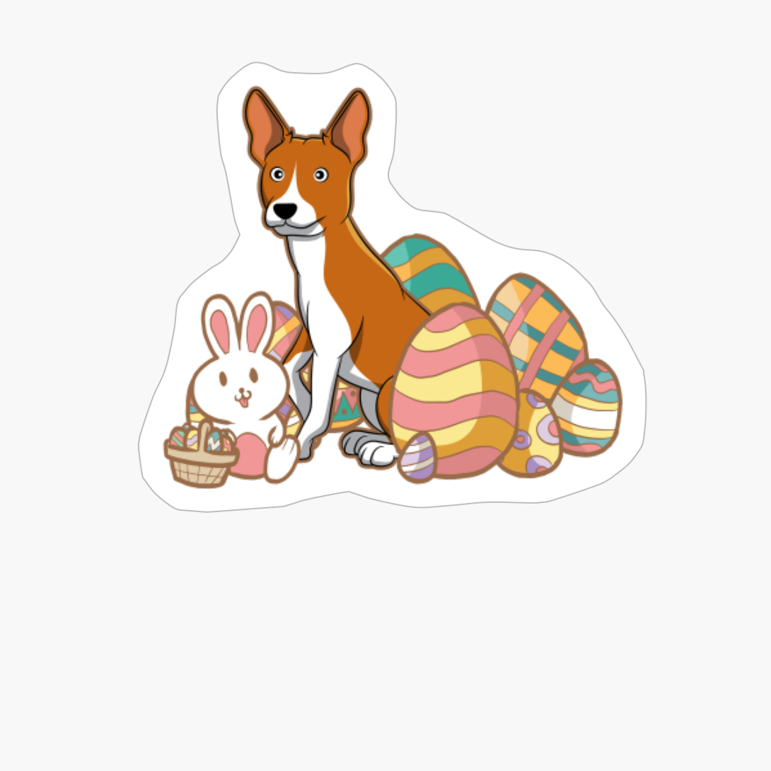 Easter Basenji Dog Gift