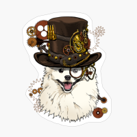 Steampunk American Eskimo Dog Shirt Steampunk Lovers Gift