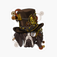 Steampunk German Shorthaired Pointer Dog - Steampunk Lovers