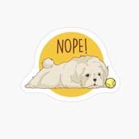 Funny Dog Shirt And Maltese Dog Lover - Lazy Maltese