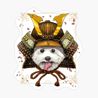 Samurai Bichon Frise Dog Warrior Samurai Lovers Gift