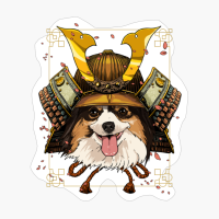 Samurai Papillon Dog Warrior Samurai Lovers Gift