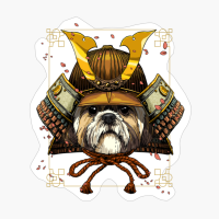 Samurai Shih Tzu Dog Warrior Samurai Lovers Gift