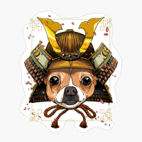 Samurai Chihuahua Dog Warrior Samurai Lovers Gift