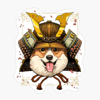 Samurai Corgi Dog Warrior Samurai Lovers Gift