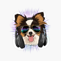 Music Papillon DJ With Headphones
