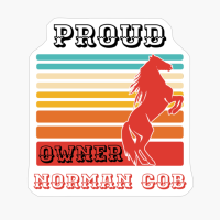 Norman Cob Horse Breed Proud Owner