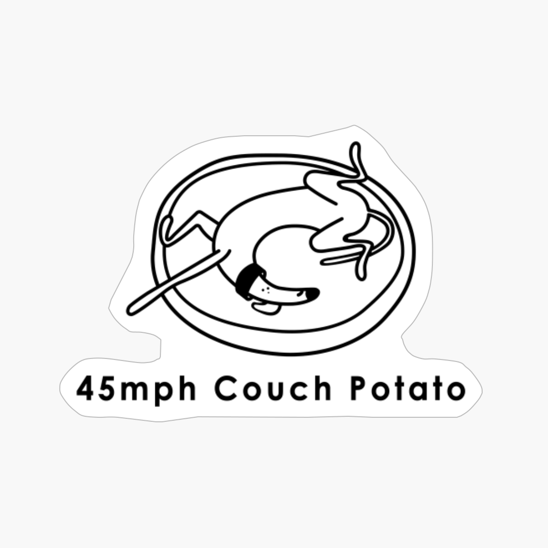 45mph Couch Potate - Greyhounds Are So Lazy!