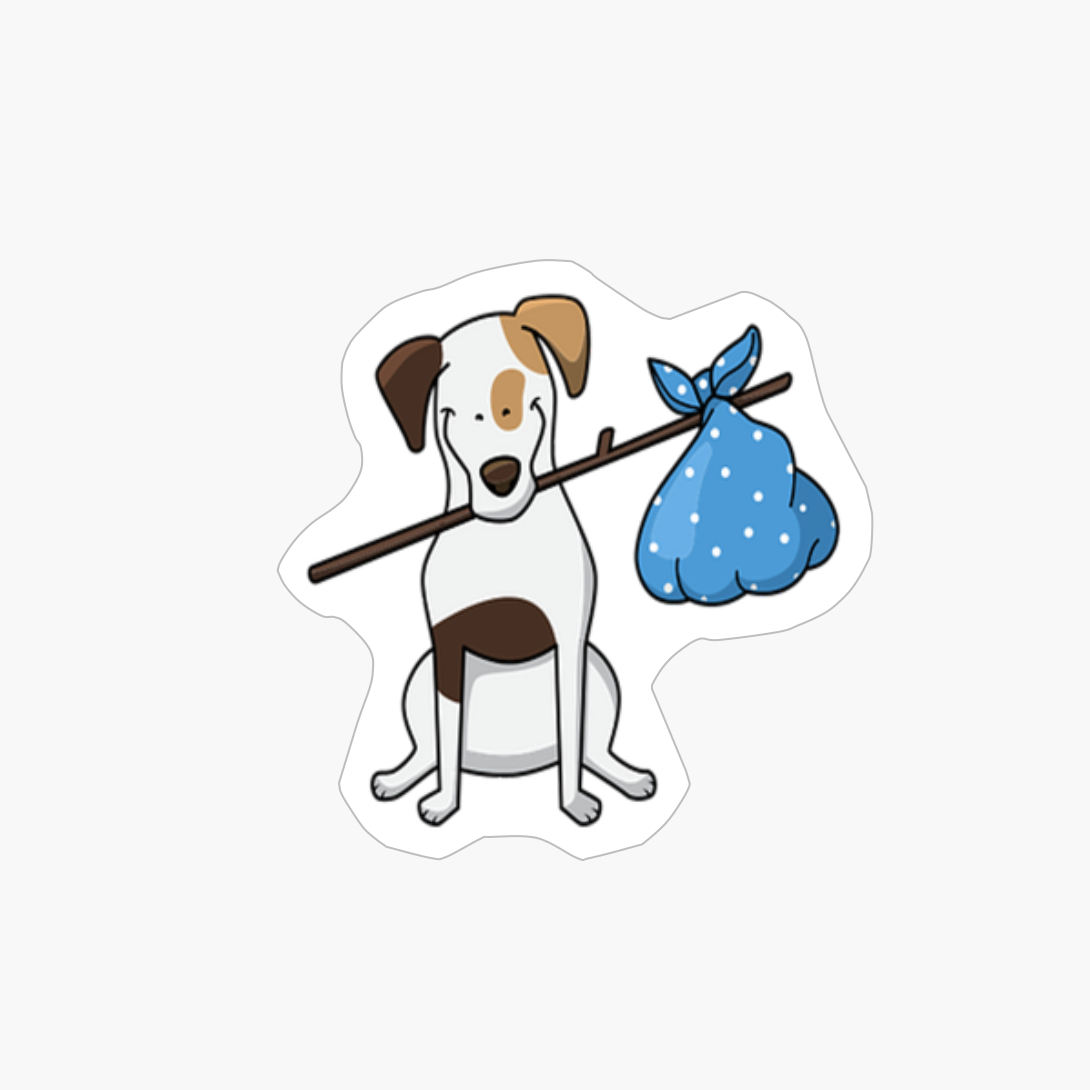 Happy Dog Going Home