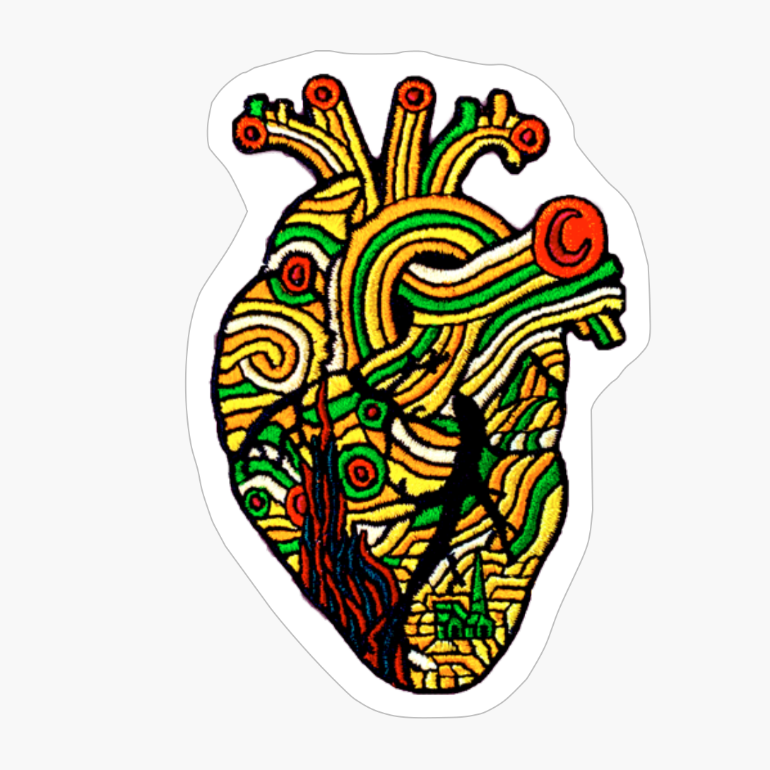 Van Gogh Heart Starry Night Van Gogh Heart Anatomy