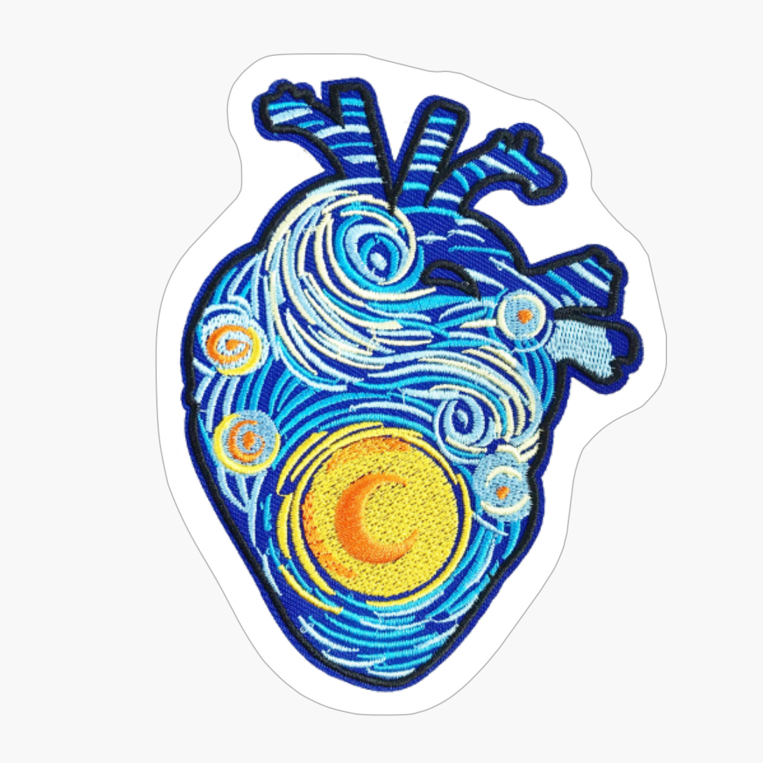 Van Gogh Heart Starry Night Van Gogh Heart Anatomy
