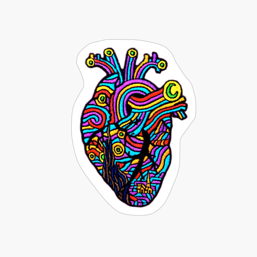 Van Gogh Heart Starry Night Van Gogh Heart Anatomy