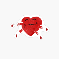 Funky And Trendy Heart For Decorating Bags And Personal Belongings