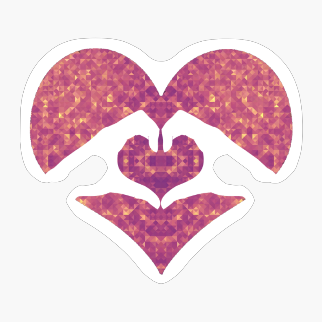 Heart #3 (Hands Love Symbol)