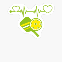 Pickleball Heartbeat Funny