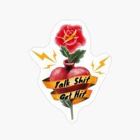 Red Rose In Heart Shaped Vase.