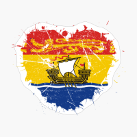 New Brunswick New Brunswicker Heart Love Flag Pride Heritage Roots