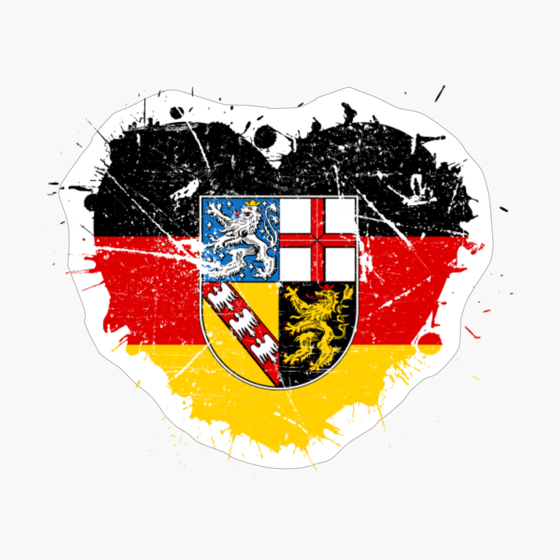 Saarland Saarlandish Love Flag Pride Heritage Roots