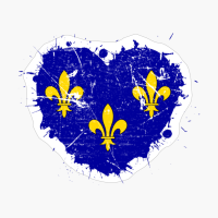 Île-de-France Love Flag Pride Heritage Roots