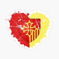 Occitanie Occitan Love Flag Pride Heritage Roots