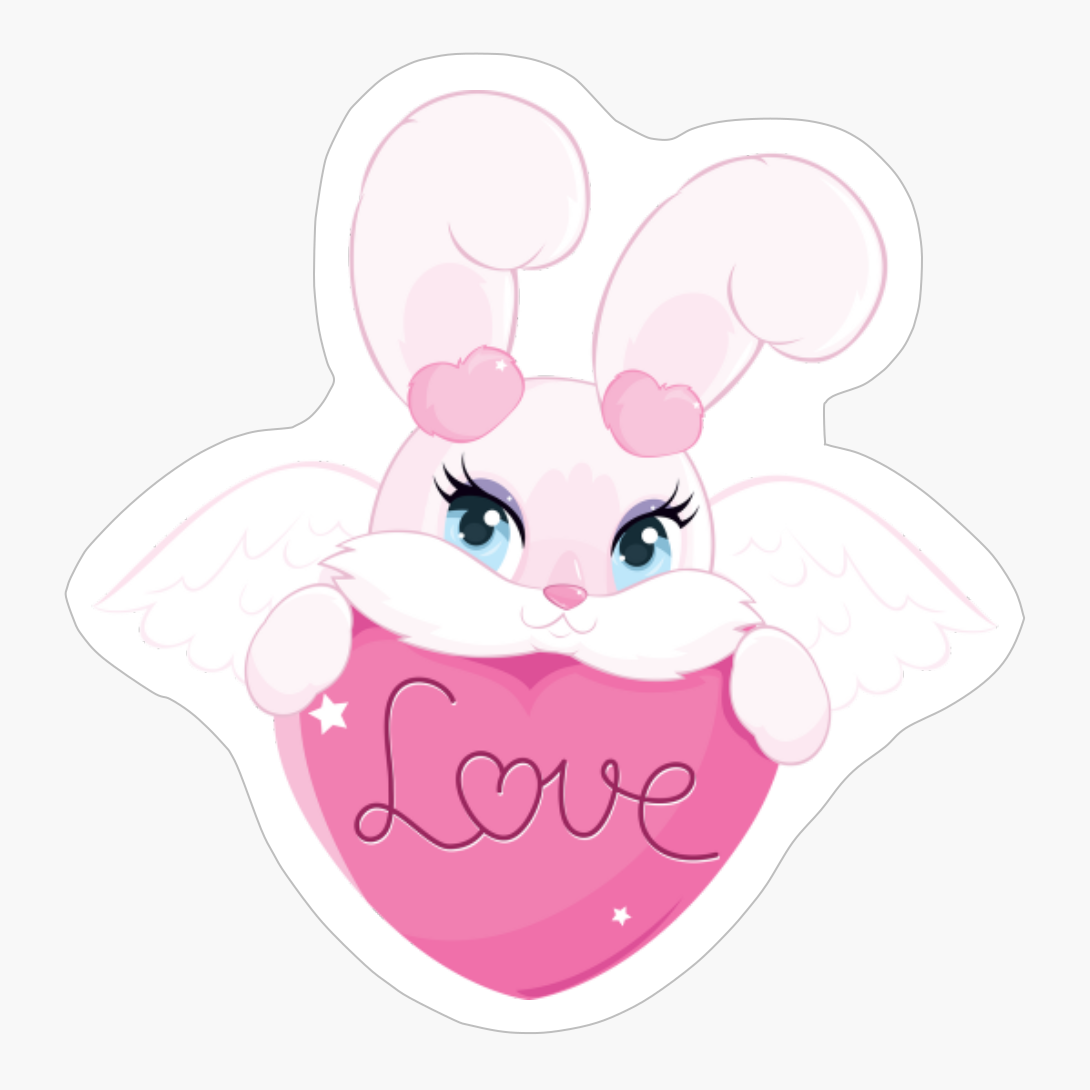 Valentine's Day Bunnies Set Graphics / Illustrations