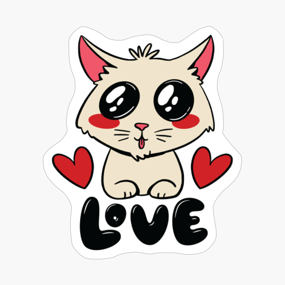 Cute Love Cat
