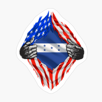 Super Honduran Heritage Honduras Roots USA Flag Gift