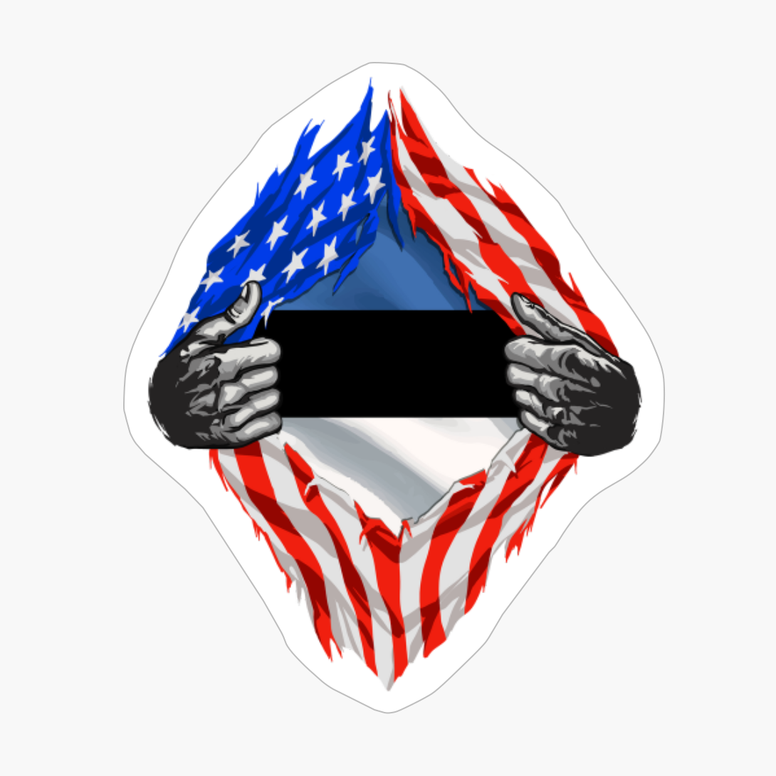 Super Estonian Heritage Estonia Roots USA Flag Gift