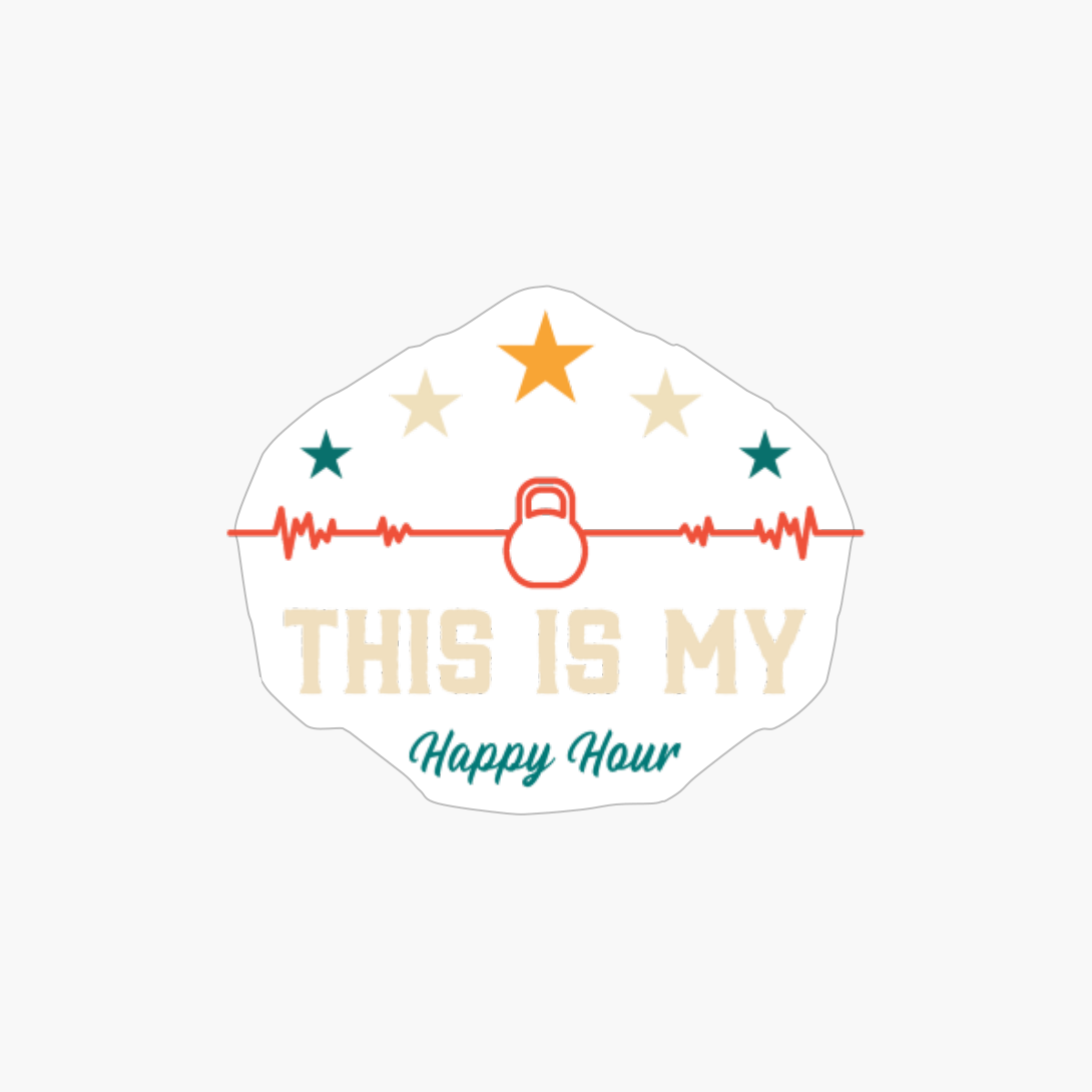 Kettlebell - This Is My Happy Hour - Vintage