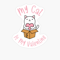 My Cat Is My Valentine - Funny Cat Lovers Shirt