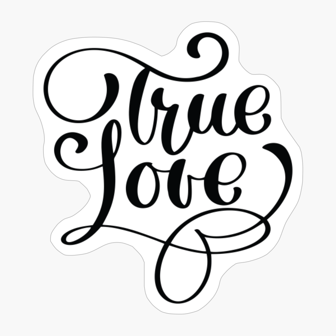 Valentines Calligraphy Quote