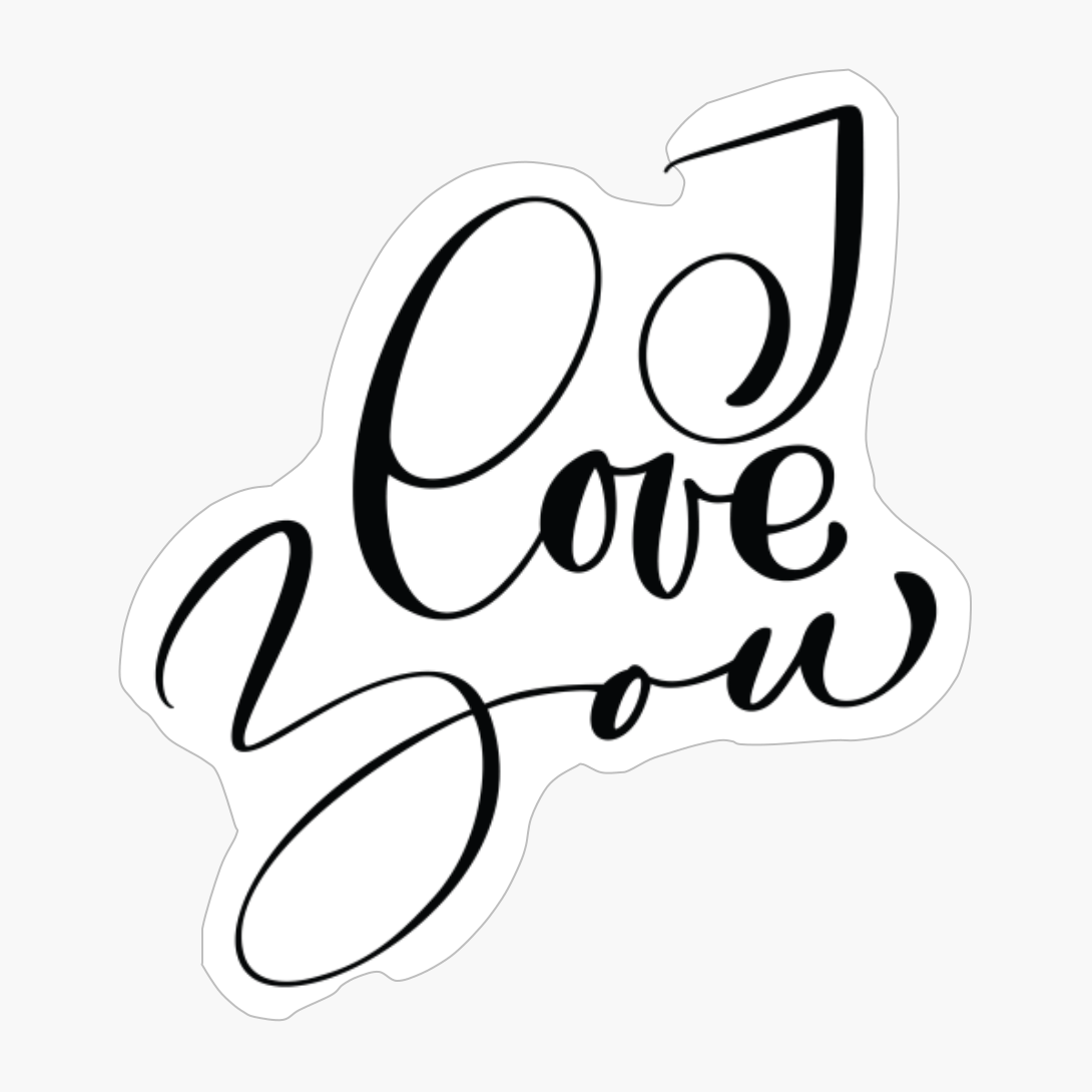 Valentines Calligraphy Quote