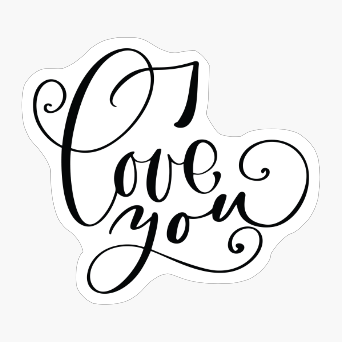 Valentines Calligraphy Quote