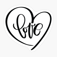 Valentines Calligraphy Quote