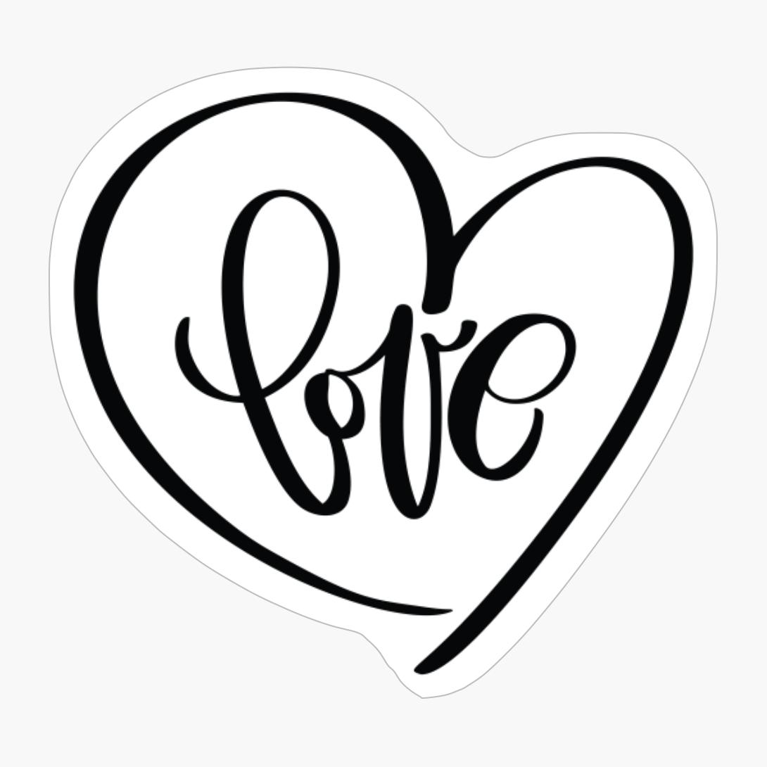 Valentines Calligraphy Quote