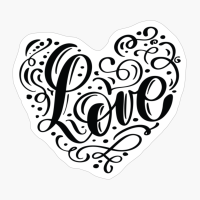 Valentines Calligraphy Quote