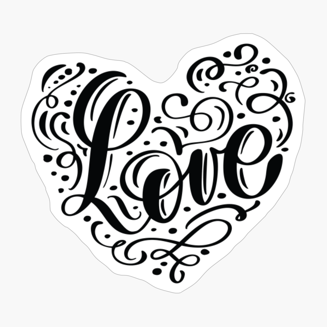 Valentines Calligraphy Quote