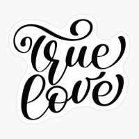 Valentines Calligraphy Quote